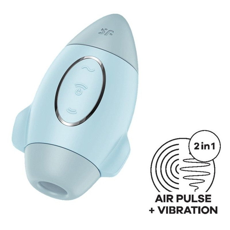 Satisfyer Stimulateur de clitoris Mission Control Bleu